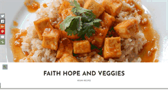 Desktop Screenshot of faithhopeandveggies.com