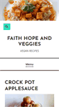 Mobile Screenshot of faithhopeandveggies.com